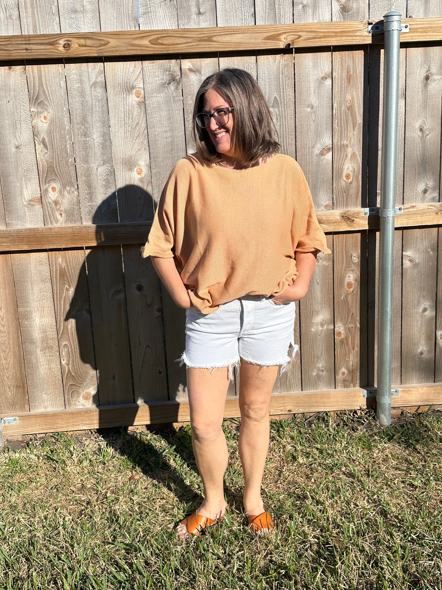 Allie 3/4 Sleeve Lightweight Sweater