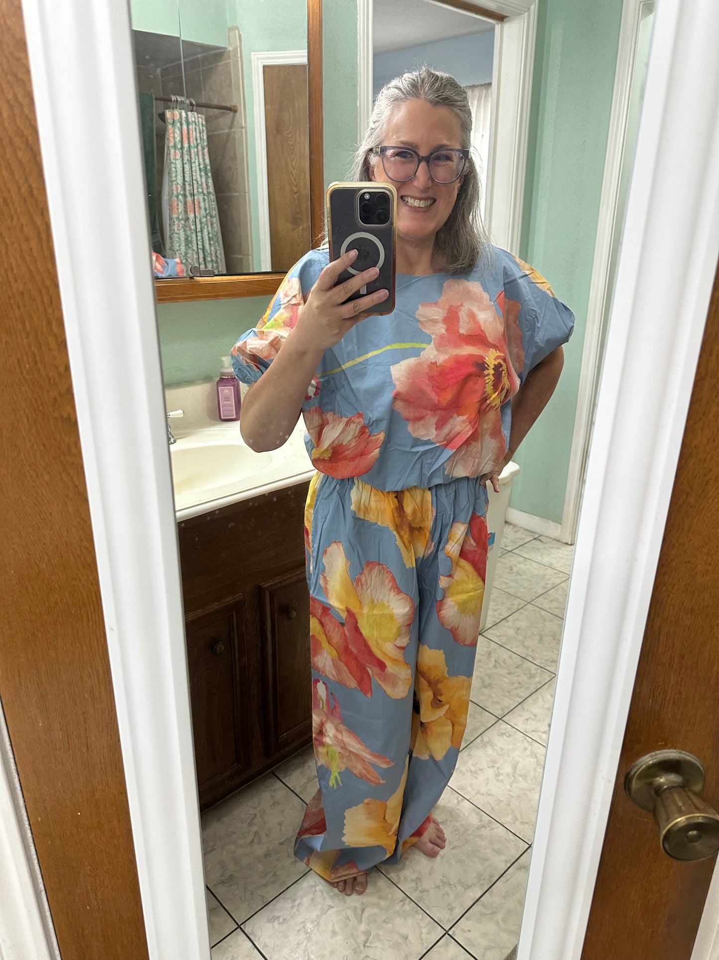 Patina floral set