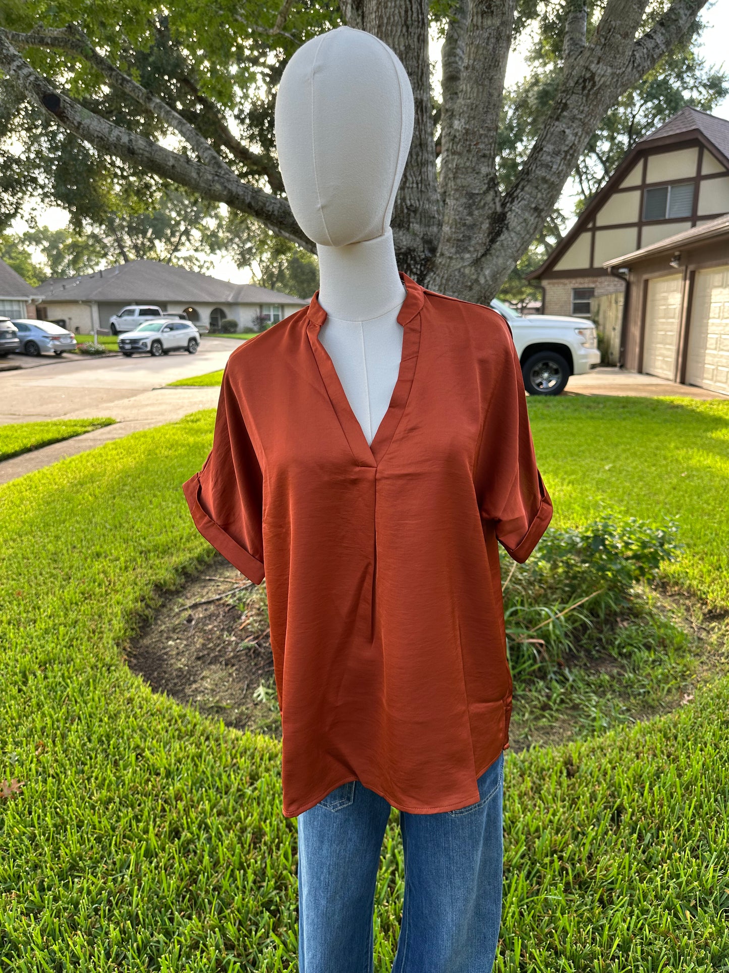 Fiona V Neck Top