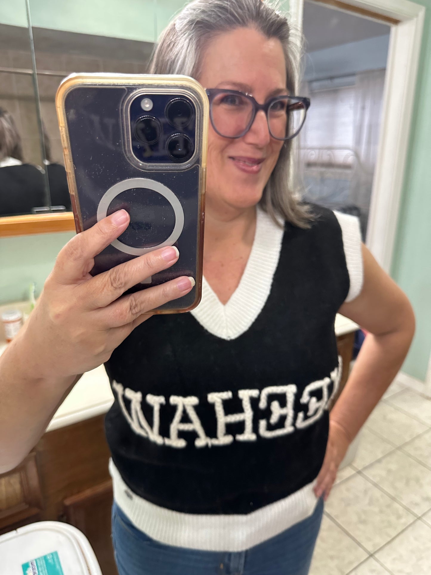 Yee-Haw Sleeveless Sweater