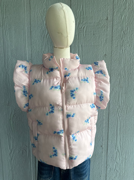 Veronica Floral Puffer Vest