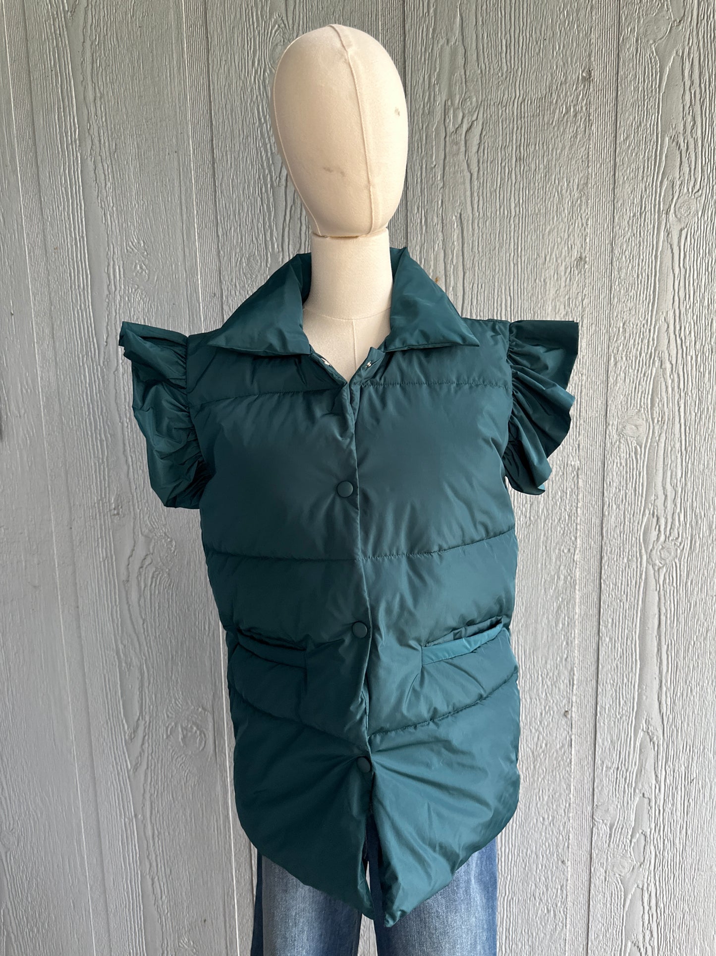 Sierra Solid Puffer Vest