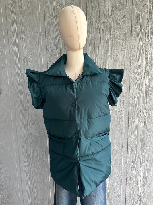 Sierra Solid Puffer Vest