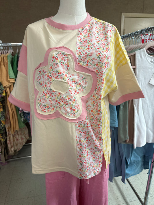 Finley Patchwork Top