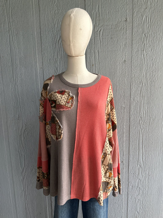 Geneva patchwork top