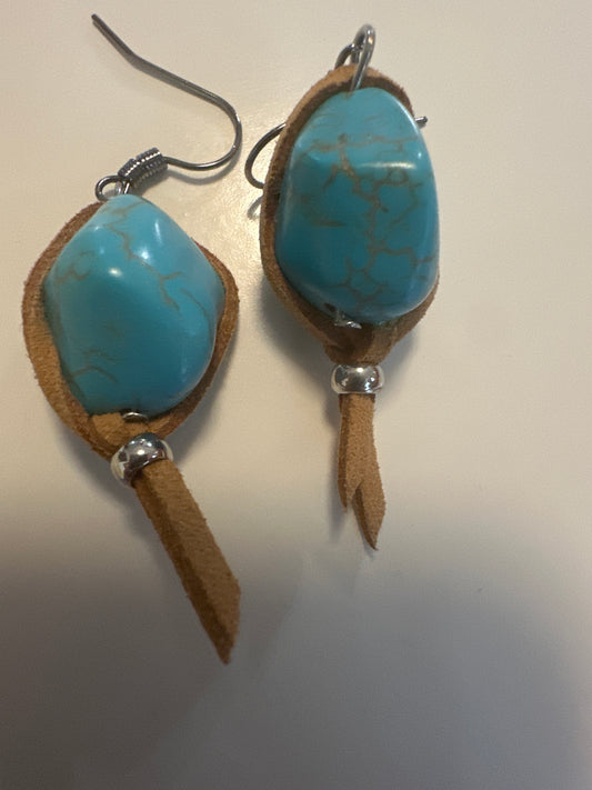 LAF 18 Turquoise Stone Earrings