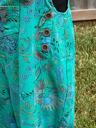 Frannie Floral Overalls