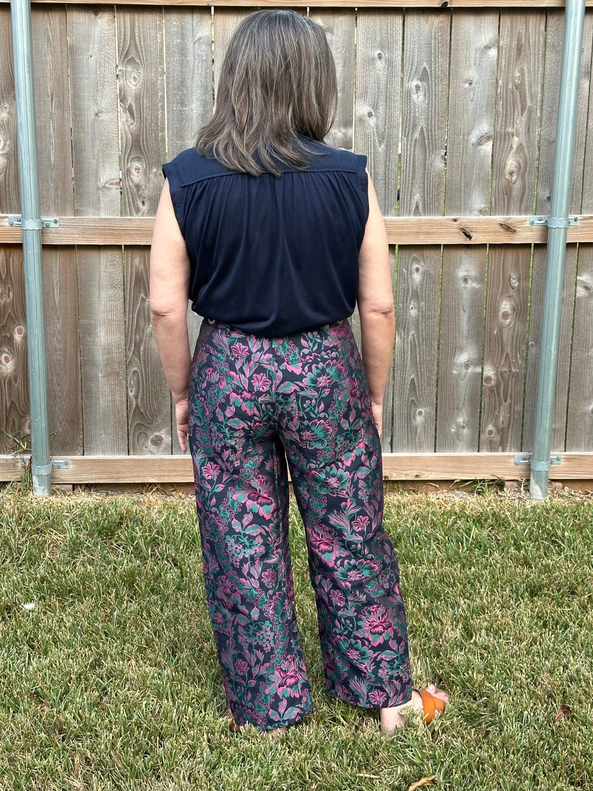 Amie Floral Embroidery Pants