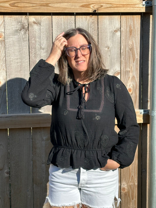 Nina Lace Detail Top