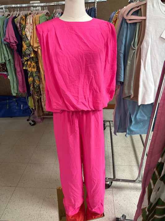 Mia Sleeveless Top and Wide Leg Pants Set