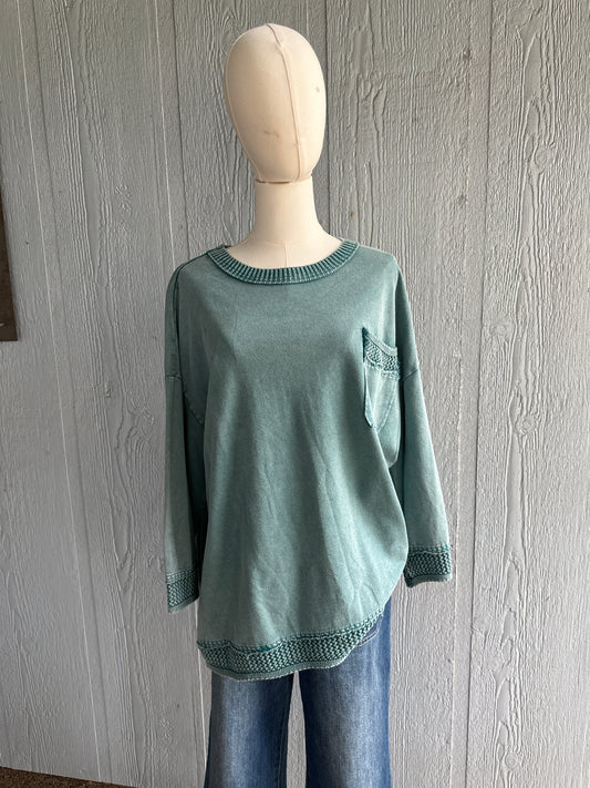 Polly Lace Trimmed Top