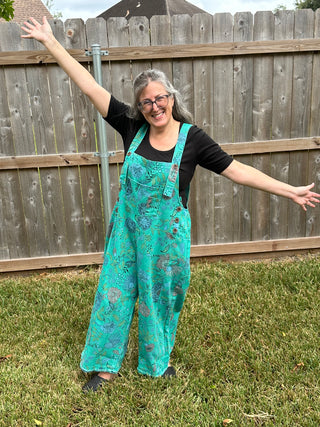 Frannie Floral Overalls