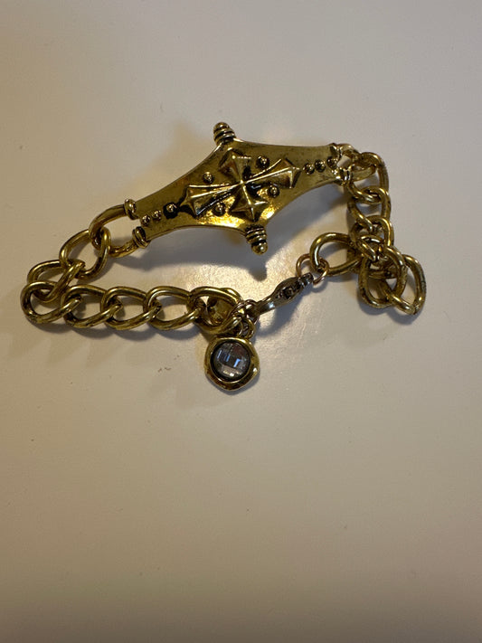 LAF 10 Gold Cross Bracelet