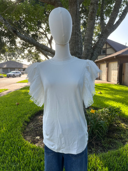 Sydney Tulle Sleeve Shirt