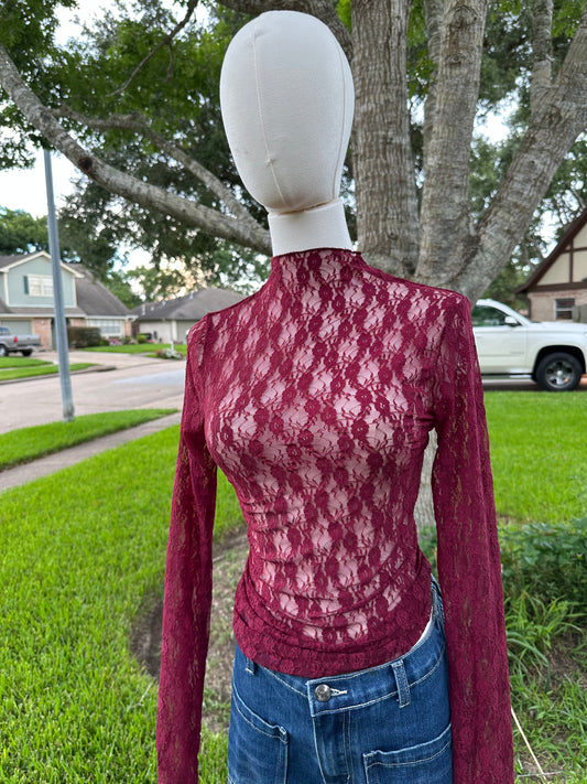 Alanna Mesh Top