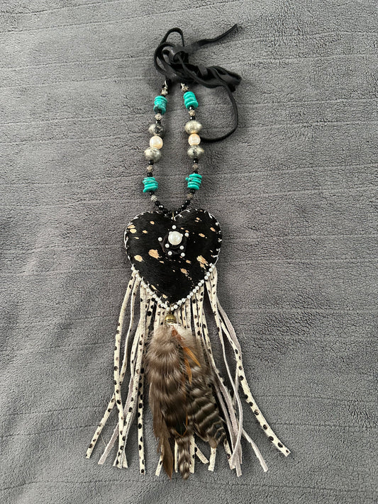 Black Heart Necklace