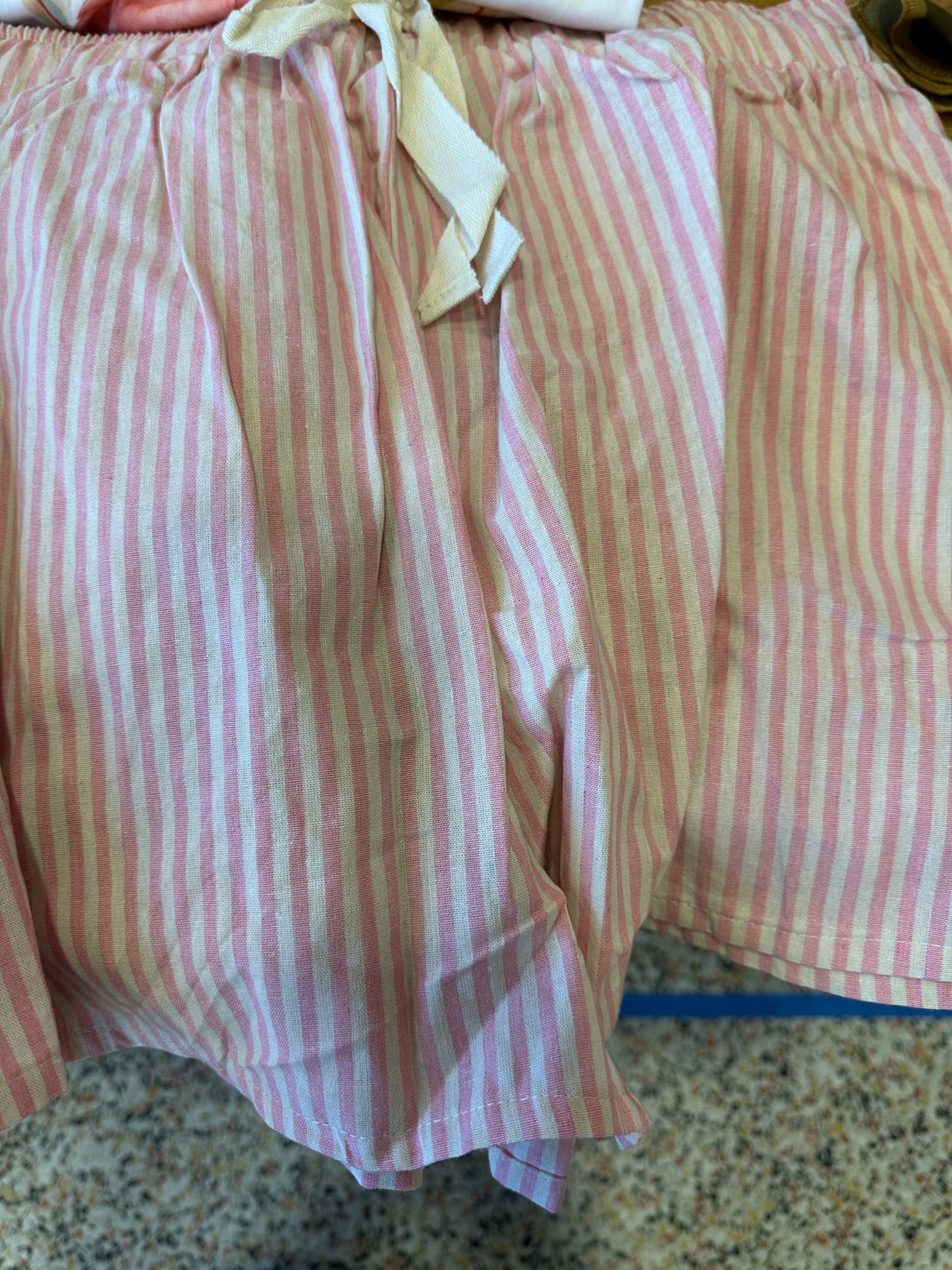 Caryn Elastic Waist Striped Shorts