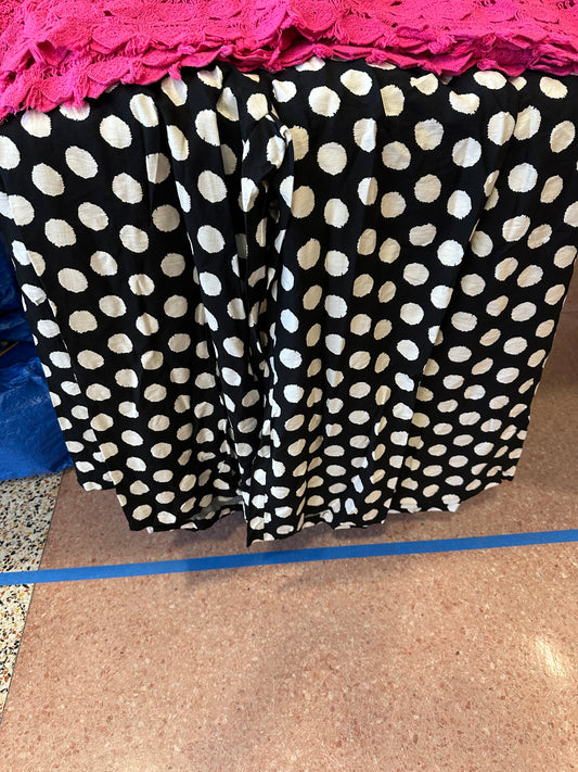 Ava Polka Dot Elastic Waist Pants